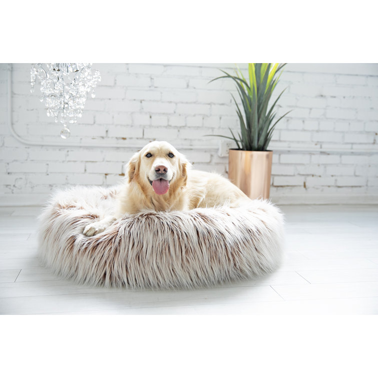 Snoozzy Glam Pet Faux Fur Donut Doughnut Reviews Wayfair